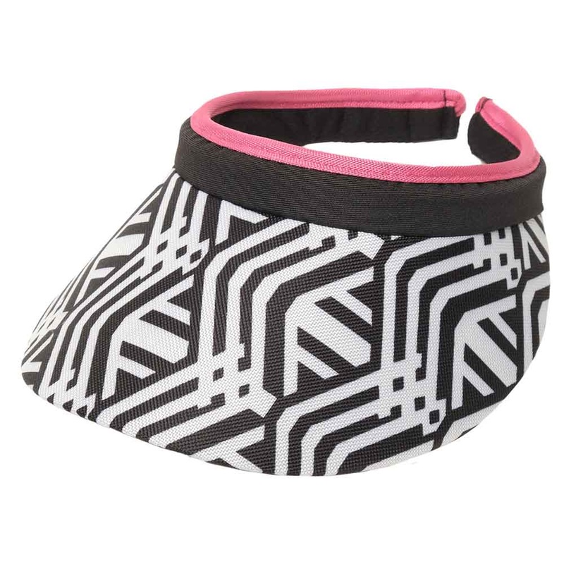 Mod Links Clip On Sun Visor – GloveIt Golf Visors Black / White