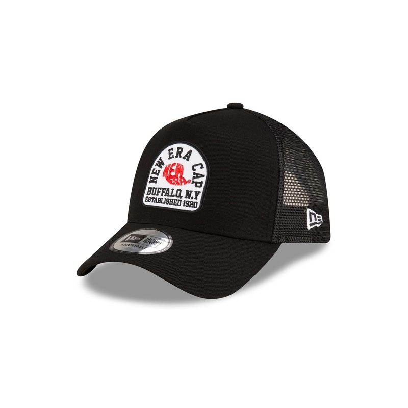 New Era Cap Black Bug 9FORTY A-Frame Trucker Hat One Size