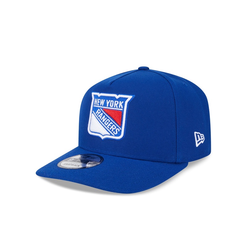 New York Rangers Team 9FIFTY A-Frame Snapback Hat One Size