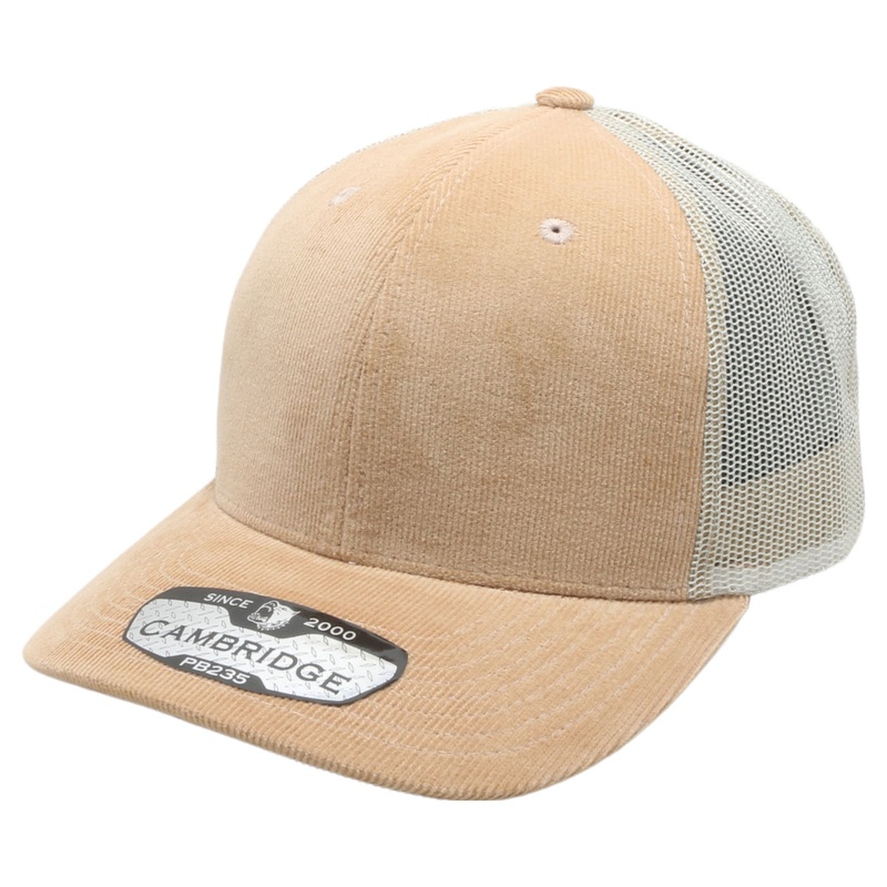 Pit Bull Cambridge PB235 Corduroy Trucker Hat Black