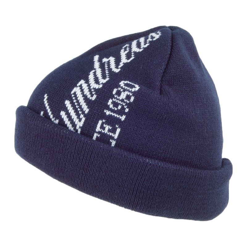 The Hundreds Roll Up Beanie – Navy 1-Size