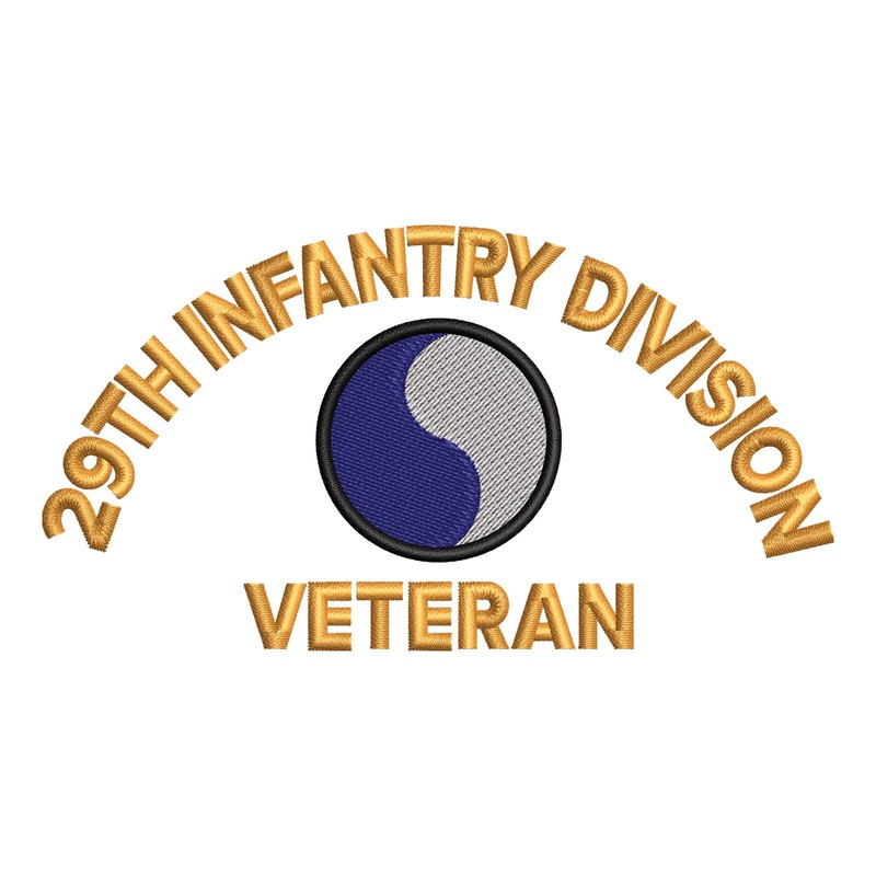 U.S. Army 29th Infantry Division Logo U.S. Army 29th Infantry Division Logo One Size