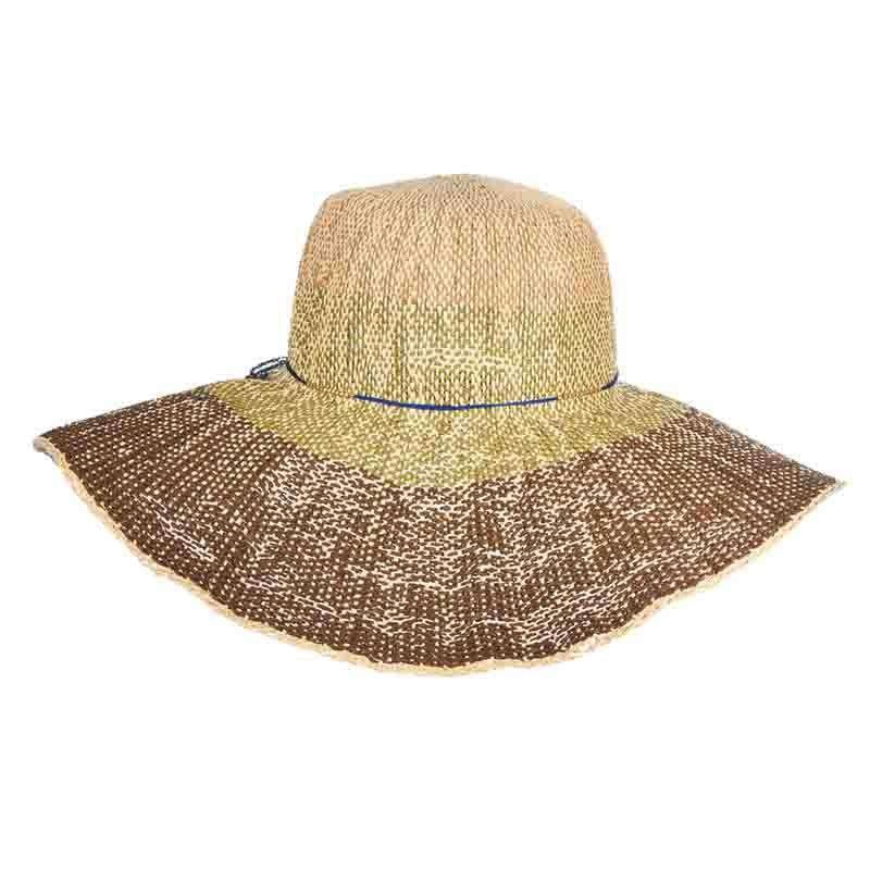 Woven Toyo Ombre Summer Floppy Hat – Scala Hats Brown