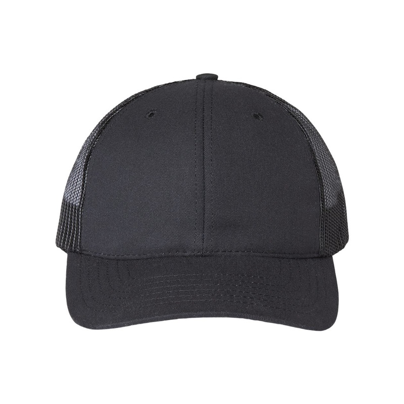 Classic Caps USA100 USA-Made Trucker Cap, American-Made Hat Black