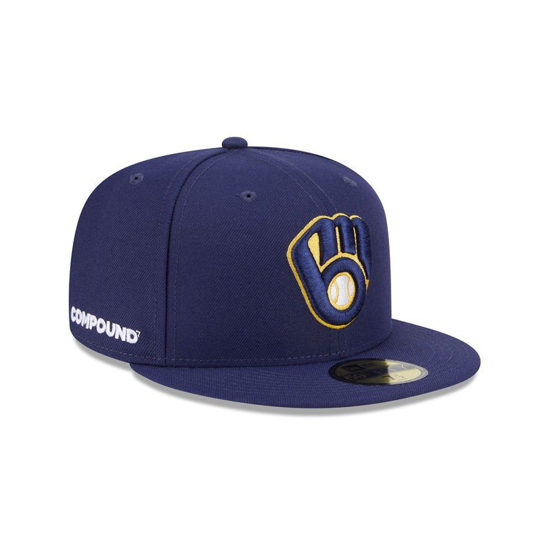 Compound x Milwaukee Brewers 59FIFTY Fitted Hat 7
