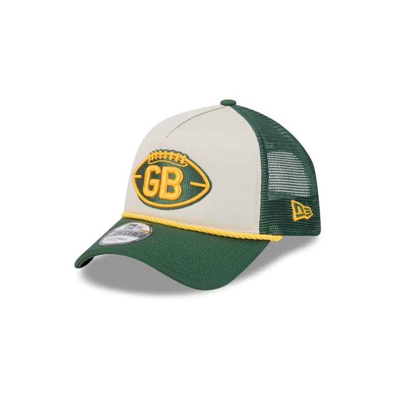 Green Bay Packers 2024 Historic Sideline 9FORTY A-Frame Snapback Hat One Size