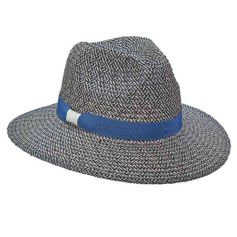 Herringbone Safari Hat by Brooklyn Hat Co. Denim Medium (57 cm)