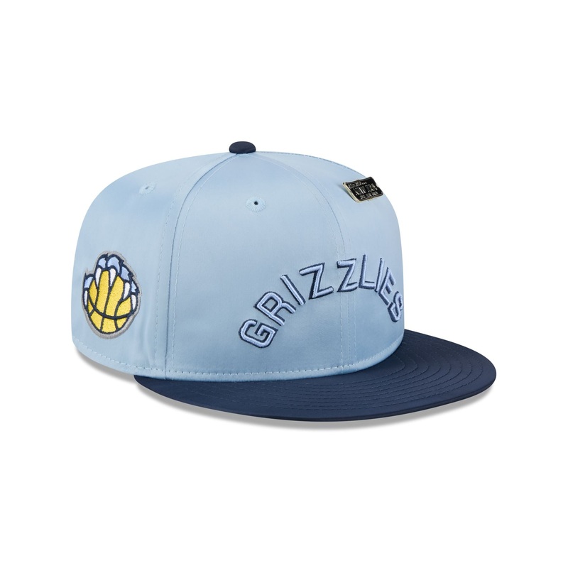 Memphis Grizzlies Satin Pin 9FIFTY Snapback Hat One Size