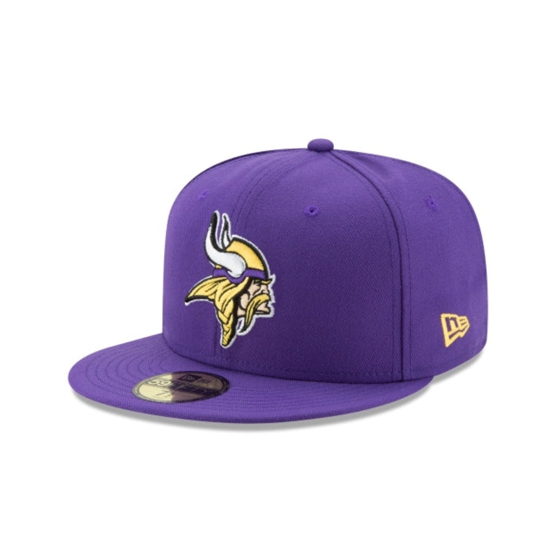 Minnesota Vikings Purples 59FIFTY Fitted Hat 6 7/8
