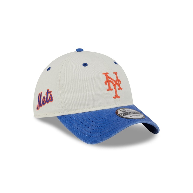 New York Mets Classic Sidescript 9TWENTY Adjustable Hat One Size