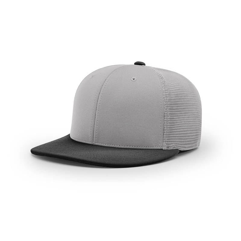 Richardson PTS20M – Pulse/Mesh Back R-Flex Cap – Combination Colors Grey/Black – CMB XS-SM (6 5/8 – 7)