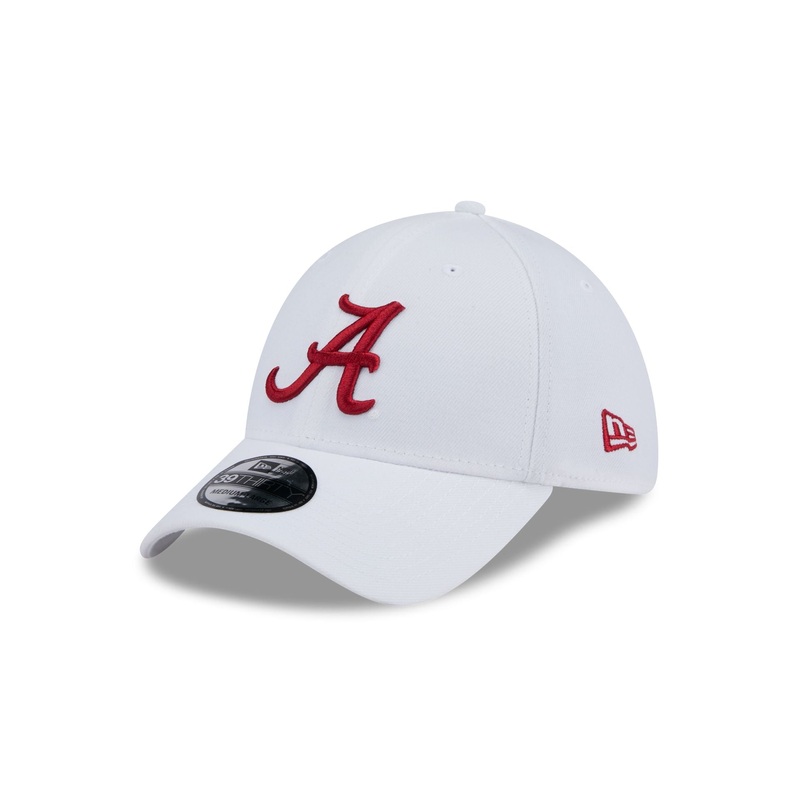 Alabama Crimson Tide Chrome 39THIRTY Stretch Fit Hat S/M