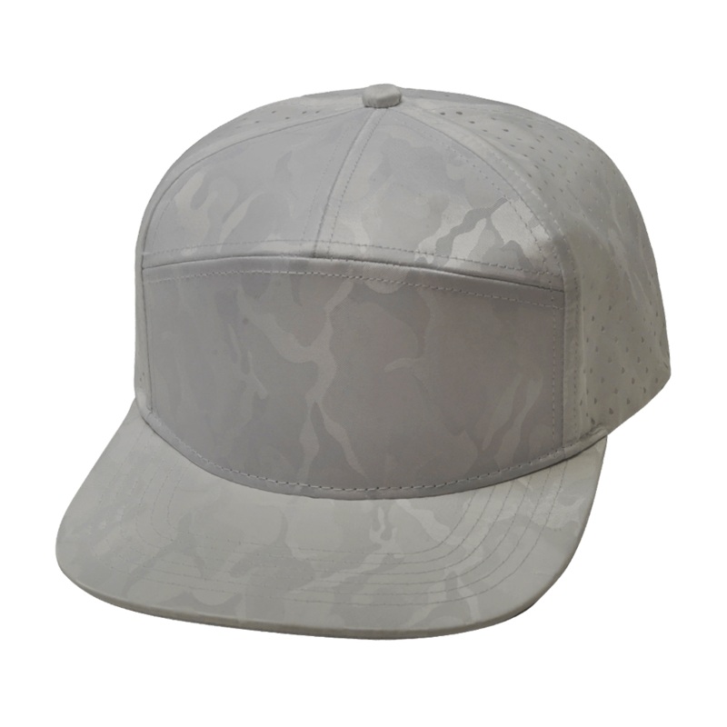 Blank – 7 Panel – White Camo (Unisex) – Laser Mesh