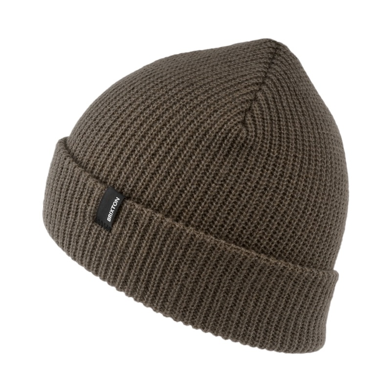 Brixton Hats Heist Cuffed Beanie Hat – Brown 1-Size