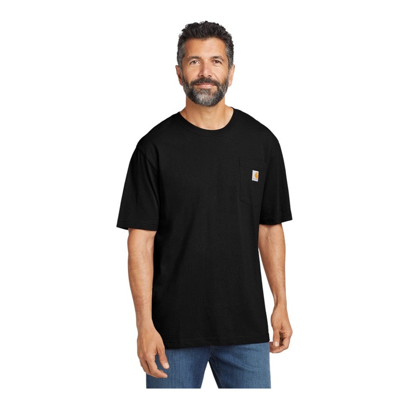 Carhartt CTTK87 Tall Workwear Pocket Short Sleeve T-Shirt Black LT