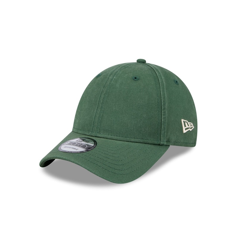 New Era Cap Everyday Classics Green 9FORTY Adjustable Hat One Size
