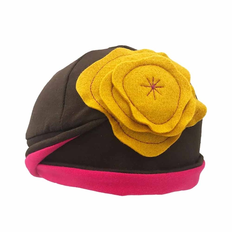 Petite Cotton Beanie Hat for Small Heads – Flipside Hats for Healing Brown