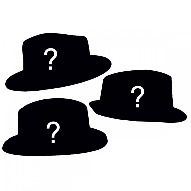 THREEdora – Three Fedora Hat Assortment Pack ASSORTED S