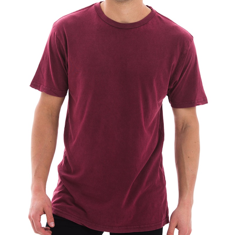 Unisex Lane Seven Ring Spun Cotton Vintage Short Sleeve Crewneck Tee Shirt Vintage Brick XS