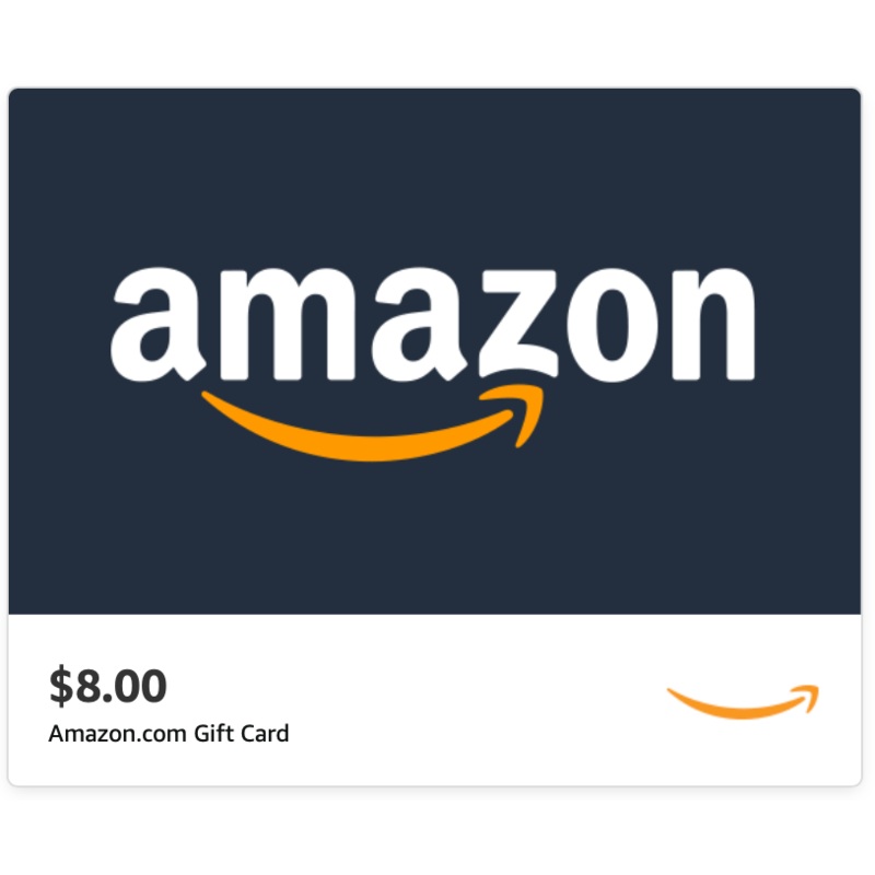 $8.00 Amazon.com eGift Card – Free with Qualifying $325+ Purchase $8.00