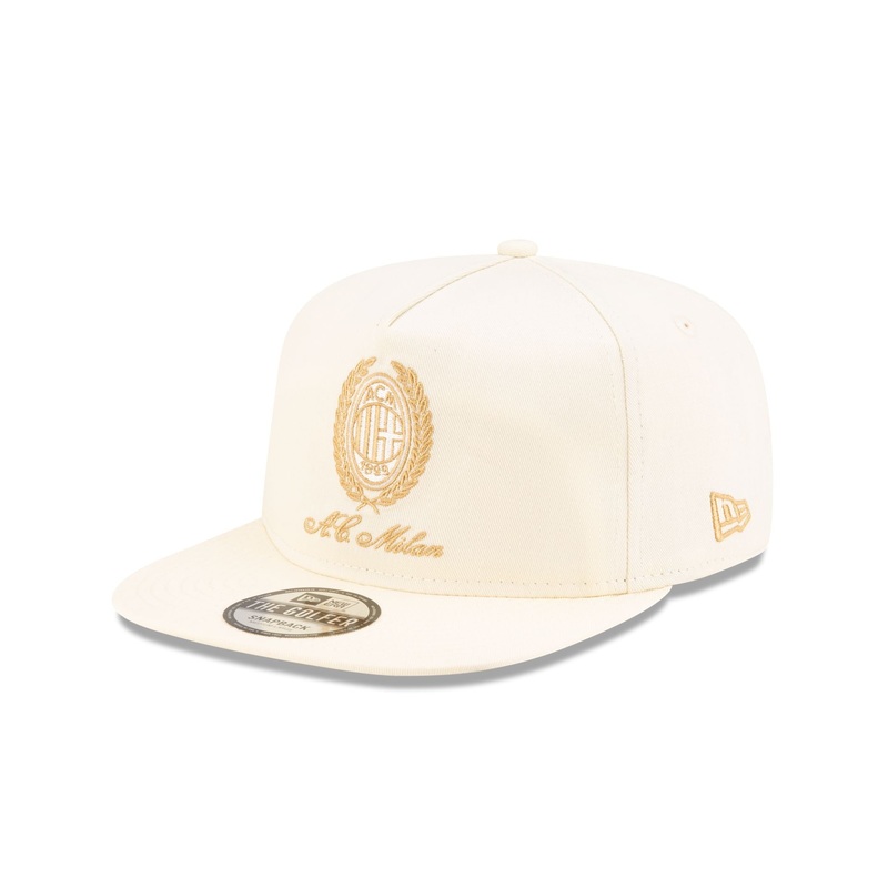 AC Milan Heritage Gold White Golfer Hat S/M