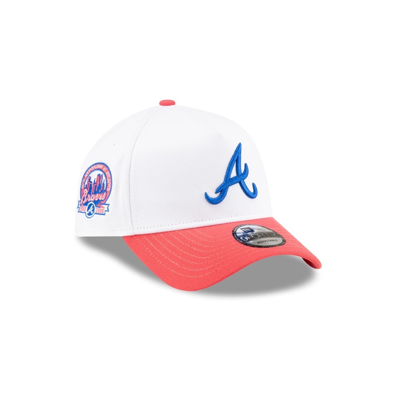 Atlanta Braves Spring Colorway 9FORTY A-Frame Snapback Hat One Size