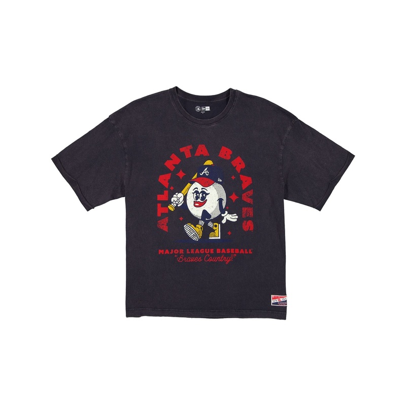 Atlanta Braves Throwback Character Women’s T-Shirt XS