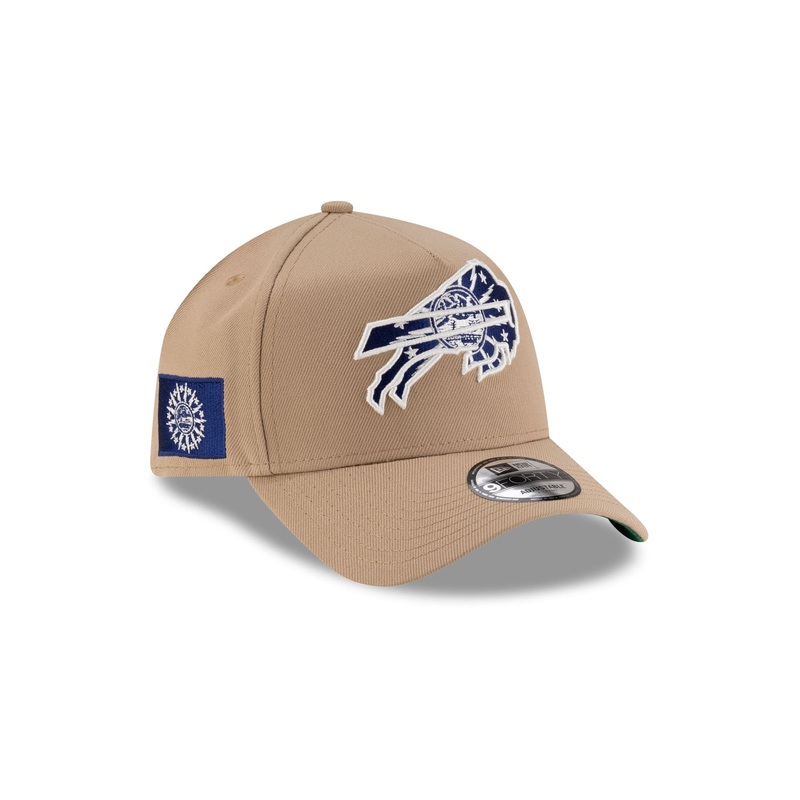 Buffalo Bills City Flag Camel 9FORTY A-Frame Snapback Hat One Size