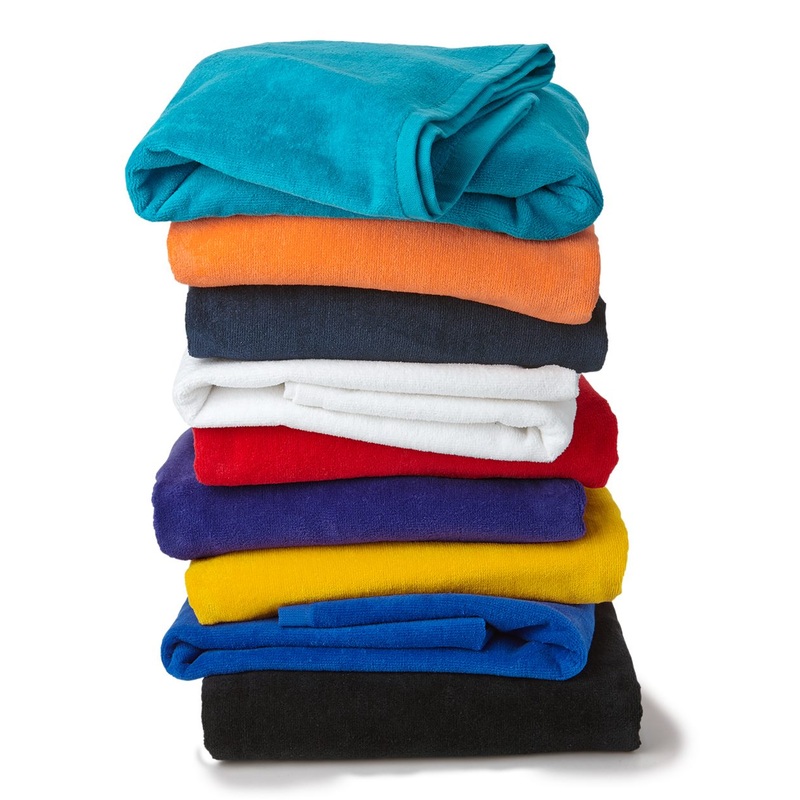 Carmel Towel Company Velour Beach Towel – C3060 Aqua