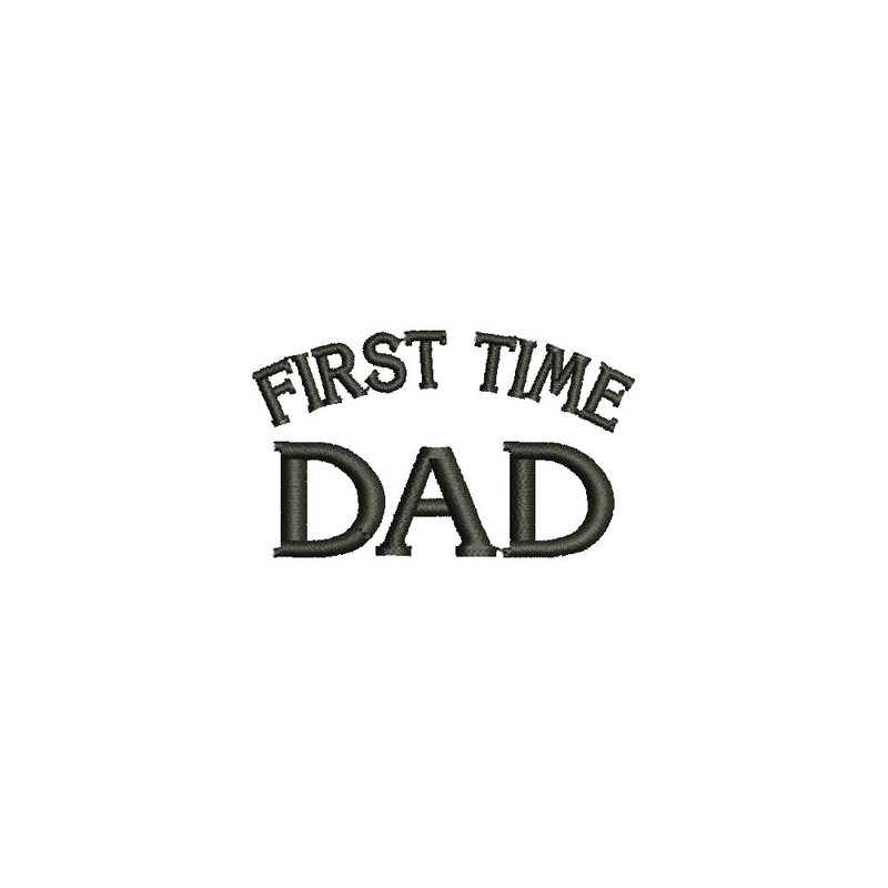 First Time Dad Letters Default Title One Size