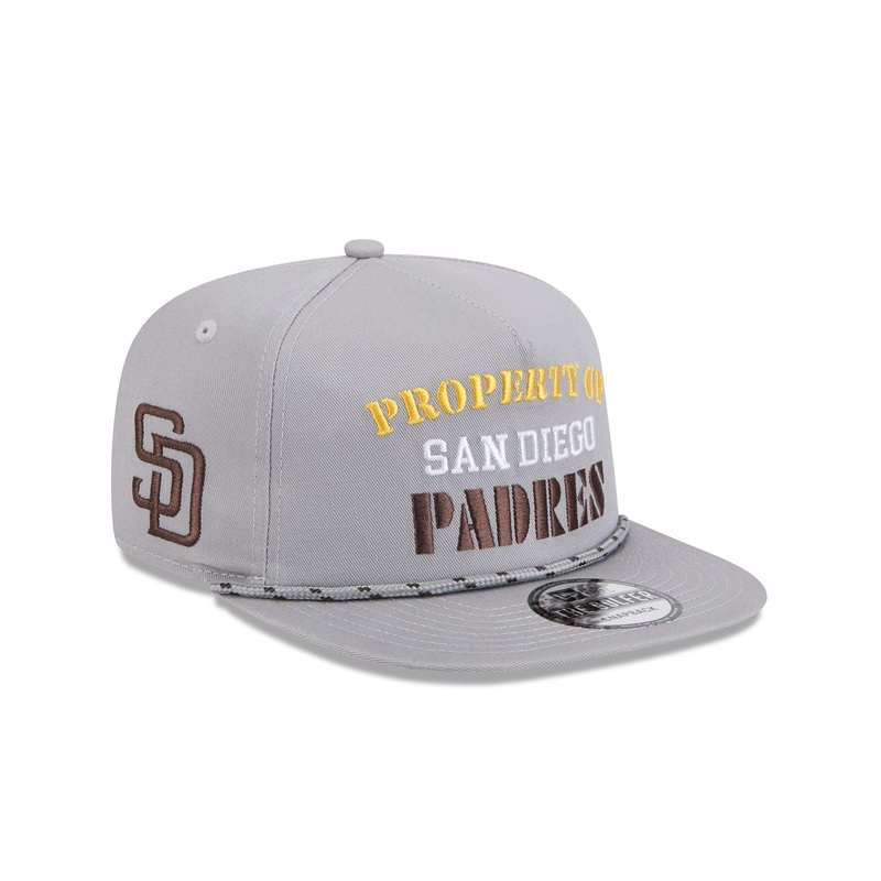 San Diego Padres Vintage Gray Rope Golfer Hat One Size