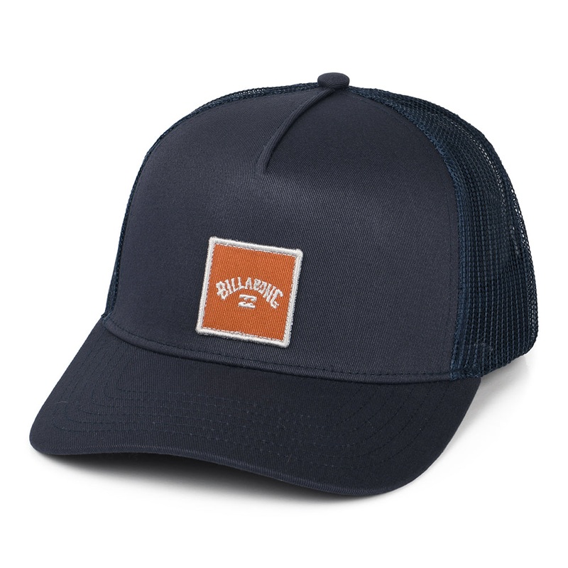 Billabong Hats Stacked Trucker Cap – Navy Blue Adjustable