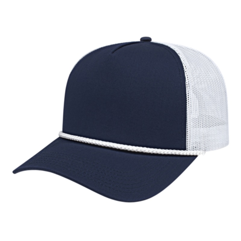 Cap America i5011 – Value Rope Cap – Blank Black