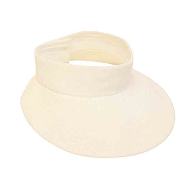 Knitted Large Sun Visor – Boardwalk Ivory