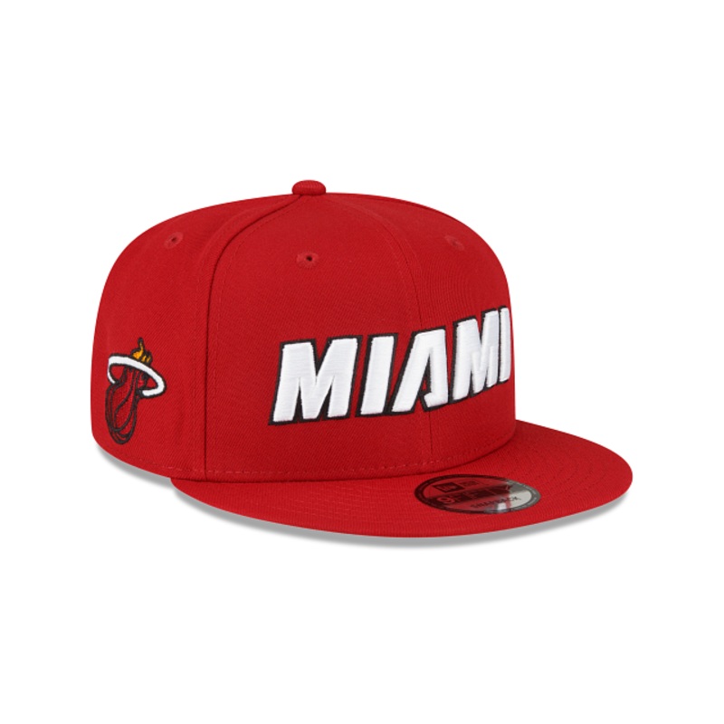 Miami Heat 2024 Statement Edition 9FIFTY Snapback Hat One Size