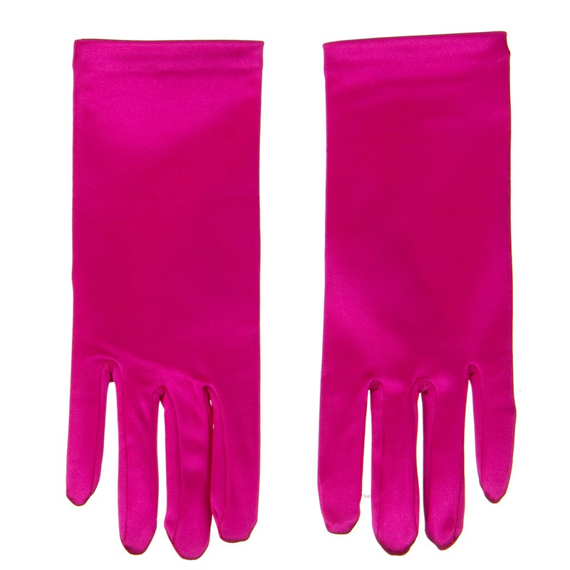 Satin 2BL Glove Black One Size
