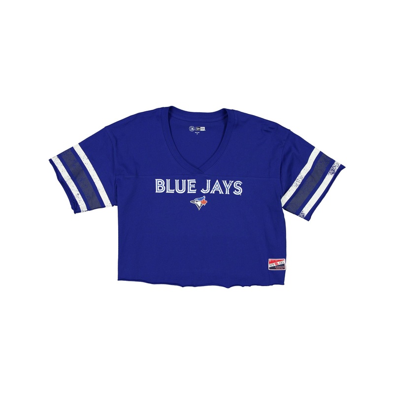 Toronto Blue Jays Throwback Cropped Women’s T-Shirt XS