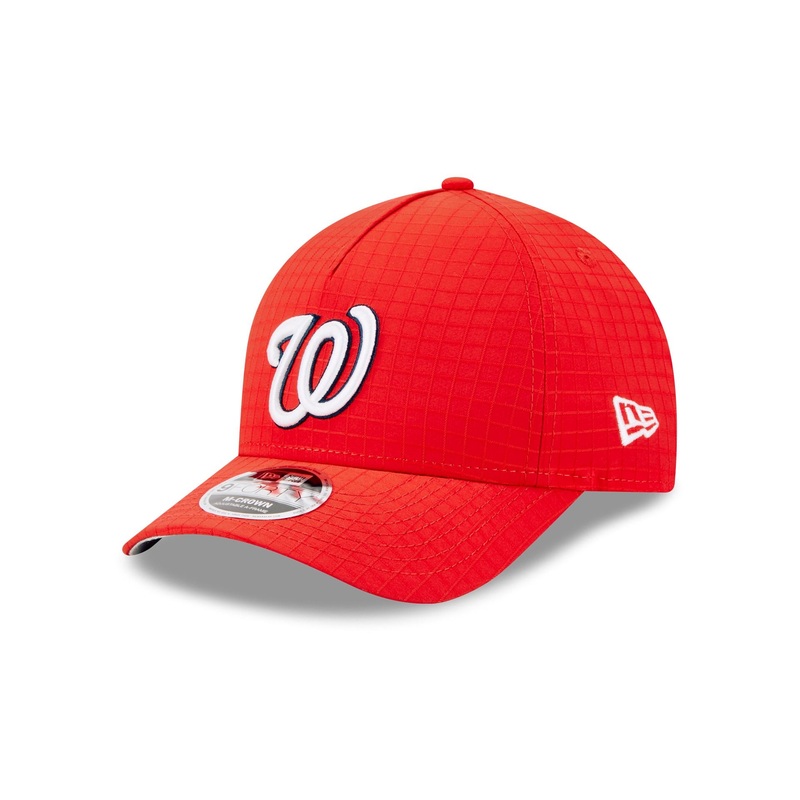 Washington Nationals Ripstop 9FORTY M-Crown A-Frame Snapback Hat One Size