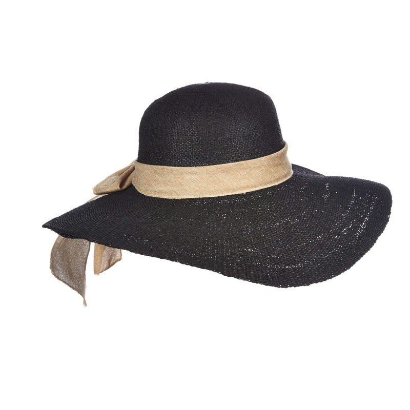 Bangkok Toyo Summer Floppy Hat – Scala Hats Black