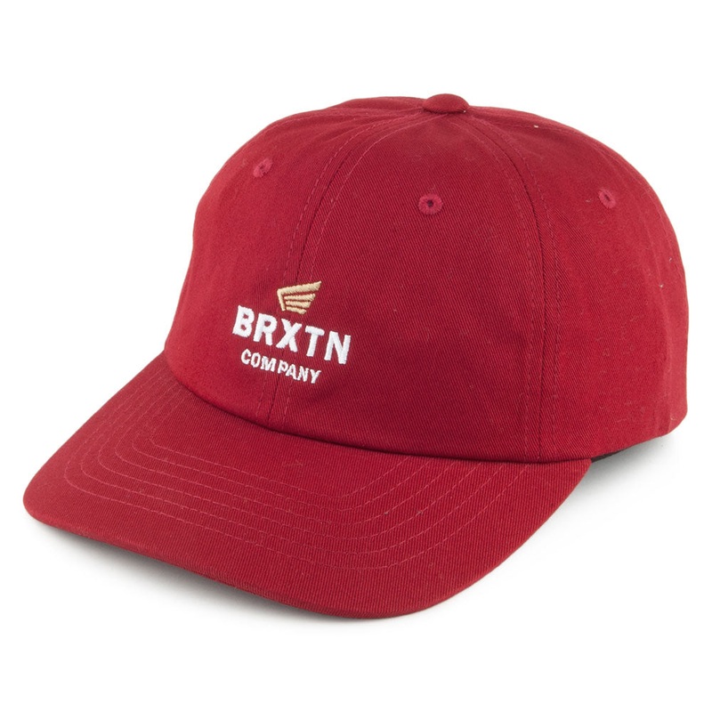 Brixton Hats Peabody Baseball Cap – Red Adjustable