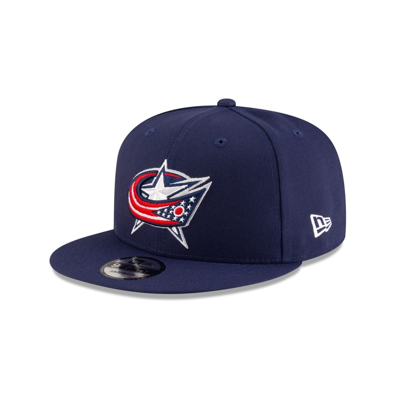 Columbus Blue Jackets Navy 9FIFTY Snapback Hat One Size
