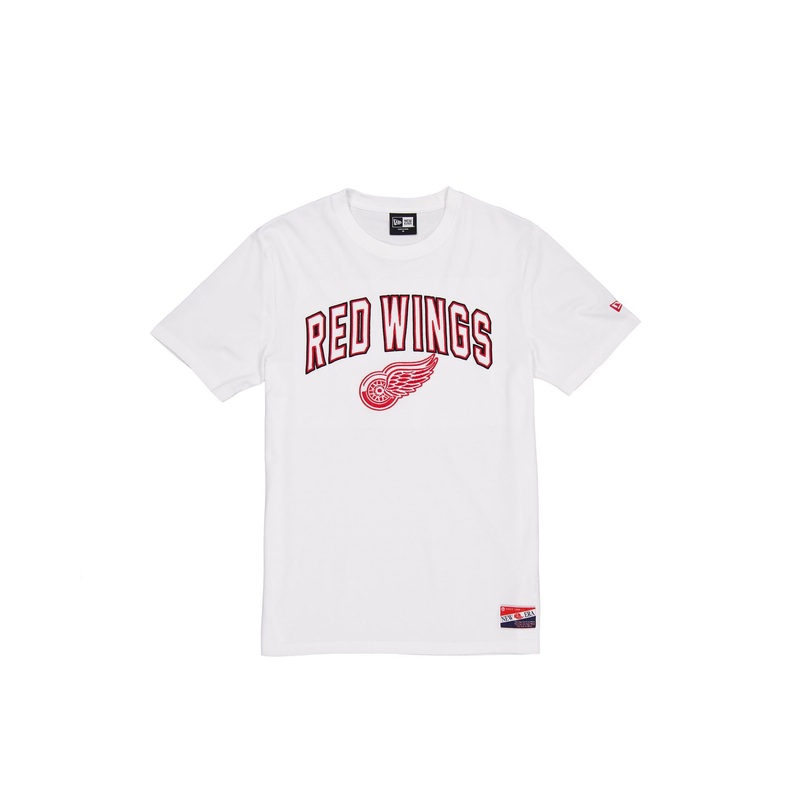 Detroit Red Wings Throwback White T-Shirt S