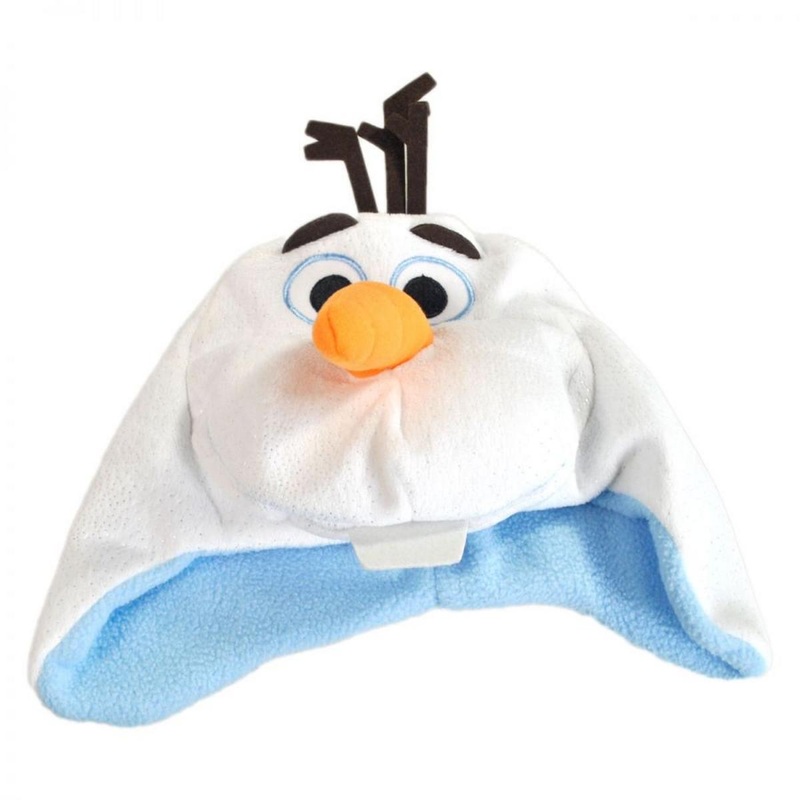 Frozen Olaf Hoodie Hat WHITE ONE SIZE FITS MOST