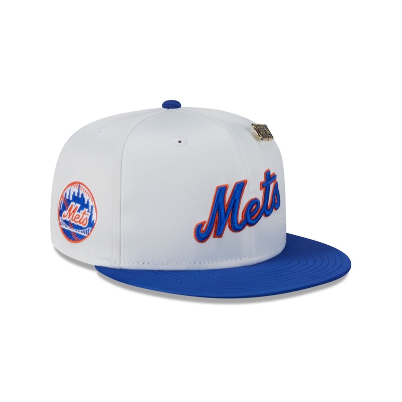 New York Mets Satin Pin 9FIFTY Snapback Hat One Size