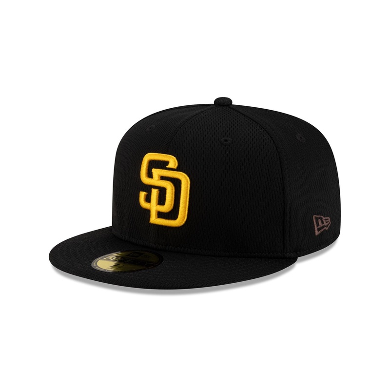 San Diego Padres 2025 Clubhouse Black 59FIFTY Fitted Hat 7