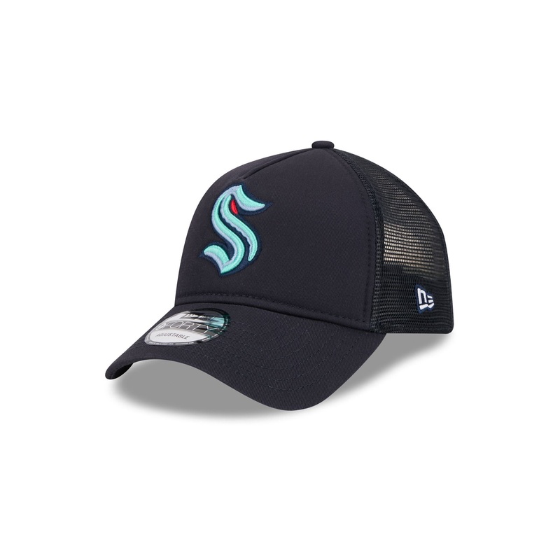 Seattle Kraken 9FORTY A-Frame Trucker Hat One Size