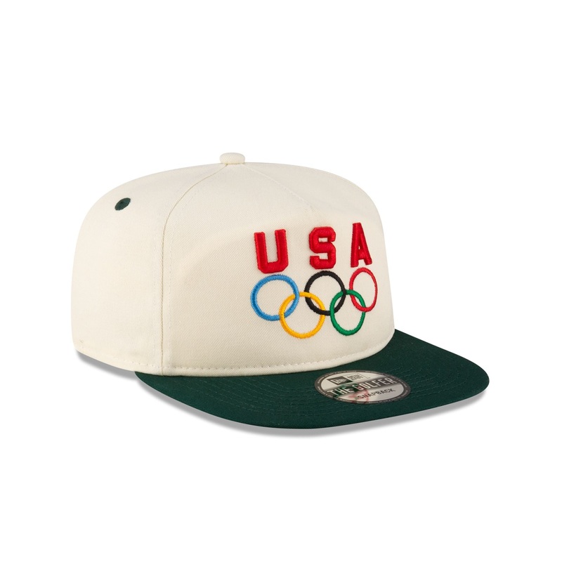 Team USA Chrome Green Golfer Hat One Size