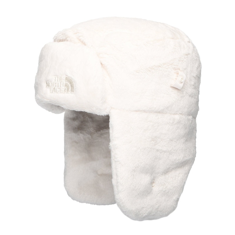 The North Face Hats Womens Osito Super Soft Recycled Trapper Hat – Winter White Small/Medium