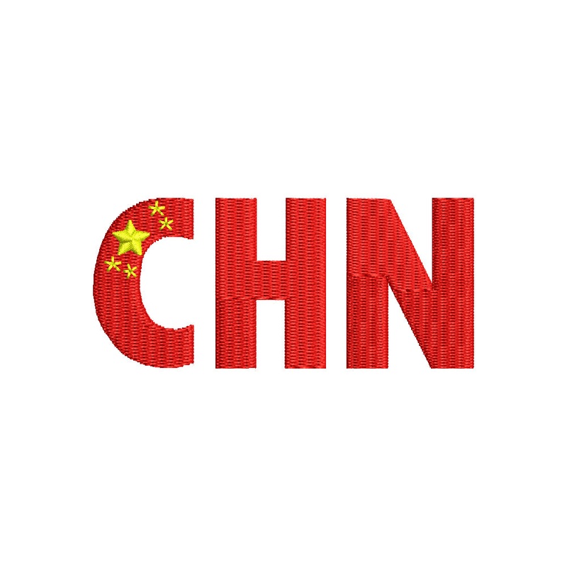 Words of China CHN Flag Default Title One Size