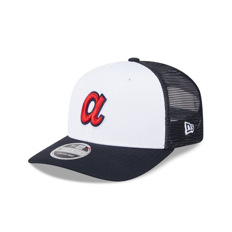 Atlanta Braves 2025 Batting Practice 9SEVENTY Trucker Hat One Size